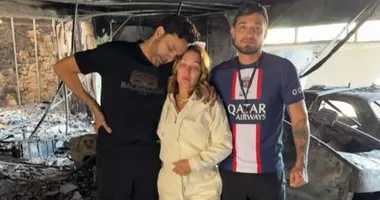 Imagem ilustrativa da imagem Família do MC Gui perde casa em incêndio e só altar religioso resiste