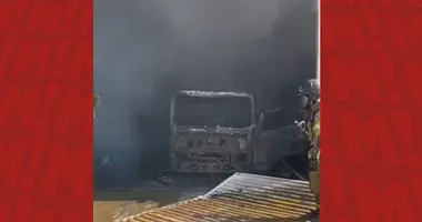 Imagem ilustrativa da imagem Incêndio destrói galpão de aluguel de brinquedos na Bahia