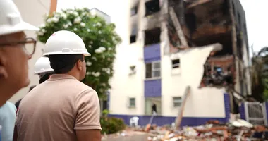 Imagem ilustrativa da imagem Incêndio no Stiep: prefeitura avalia futuro das famílias afetadas