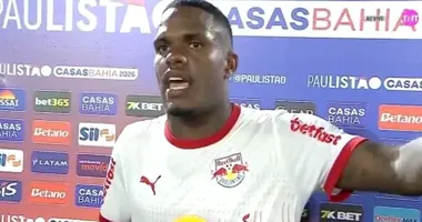 Imagem ilustrativa da imagem Jogador do Bragantino ficará sem jogar após ofender árbitra; entenda