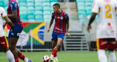 Imagem ilustrativa da imagem Juba fala em conquistar torcida do Bahia no Ba-Vi: "Lotaram o estádio"