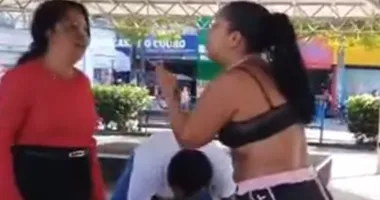 Imagem ilustrativa da imagem Vídeo: evangélicos criticam roupa de mulher e situação acaba em briga