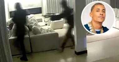 Imagem ilustrativa da imagem Vídeo mostra MC Poze do Rodo sendo rendido por bandidos com fuzis