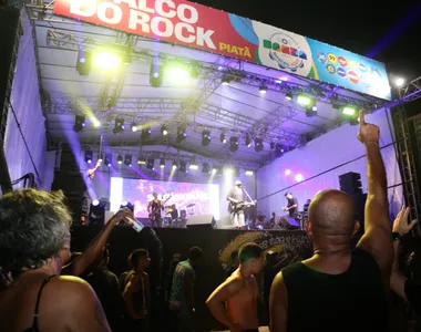 Foliões colaram para curtir show de Rock em Piatã