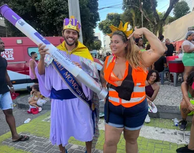 Folião foi de Rei Momounjaro