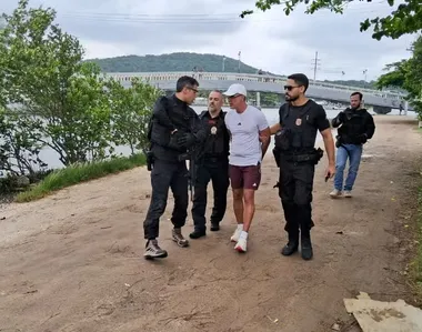 Momento em que Adilsinho é preso