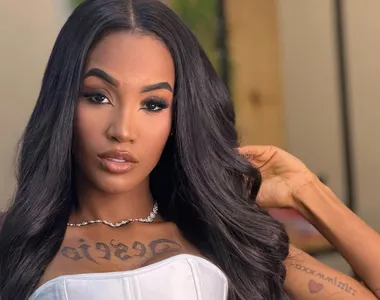 Laís Santiago falou sobre a reconciliação do namorado dela com a ex-mulher dele