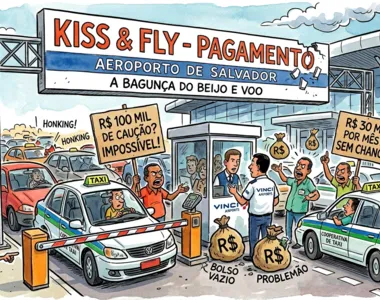 Kiss & Fly tá uma bagunça danada no aeroporto