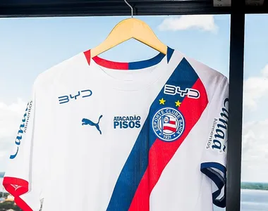 Camisa do Bahia com novo patrocinador