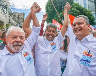 Lula, Jerônimo e Rui Costa