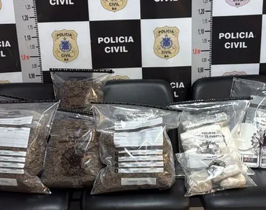 Droga apreendida pela Polícia Civil