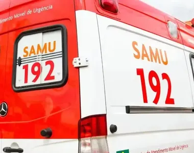 Equipes da Samu tentaram reanimar a vítima, mas ela não resistiu