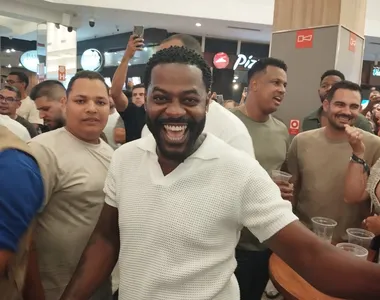 Aldamen estava curtindo pocket show de Pablo