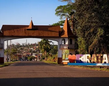 Entrada da cidade de Ibirataia