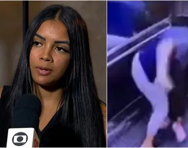 Agressão foi filmada por câmera de segurança do elevador