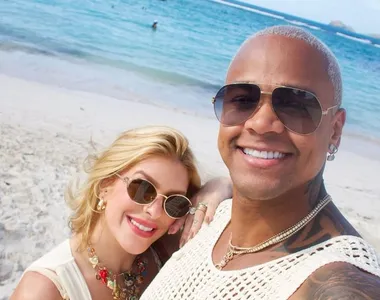 Casal está curtindo férias em Saint Barthélemy