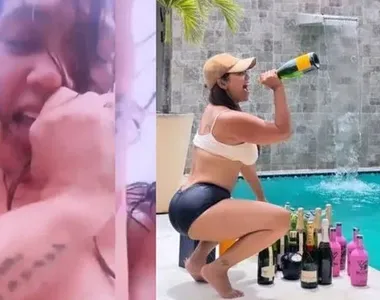 Darlin costuma se empolgar quando bebe