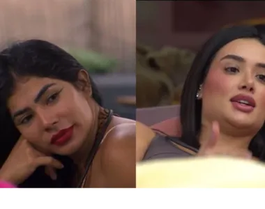 Jonas beijou o trio de amigas: Jordana, Marciele e Maxiane