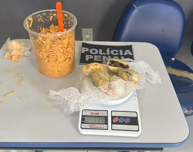 Drogas estavam escondidas no strogonoff