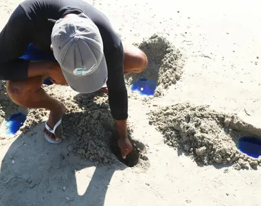 Material foi colhido durante visita do Inema