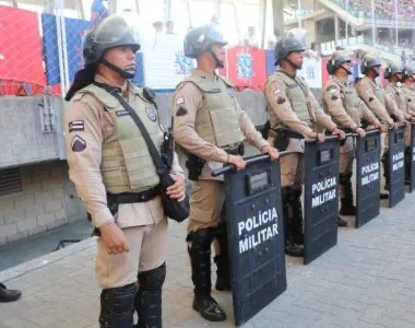 Quase 500 policiais estarão realizando a segurança no entorno do estádio