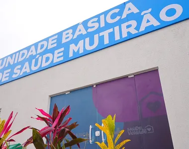 Câmera flagrou a ação no posto de saúde