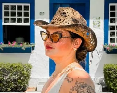 Influenciadora usou o bom humor para lidar com a situação