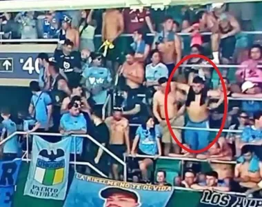 Torcedor foi preso após imagens da Arena Fonte Nova o identificar