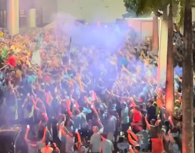 Torcida brotou em peso no hotel que está concentrada a equipe do O’Higgins