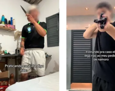 Influenciador Lipe Daily participou da trend, em 2024