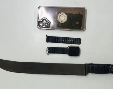 Material apreendido com os lalaus