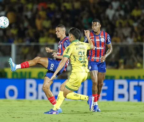 Imagem ilustrativa da imagem Bahia vence o Mirassol, de virada, no Brasileirão