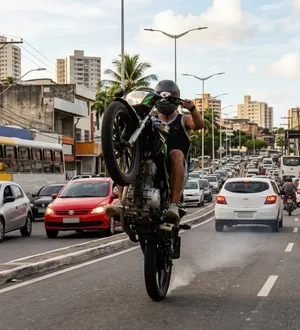 Imagem ilustrativa da imagem Festa de 'grau' em avenida movimentada de Salvador acaba em apreensões