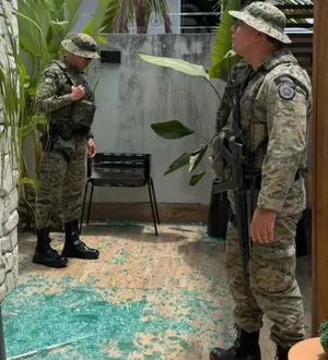 Imagem ilustrativa da imagem Macaco invade casas no Alphaville e ataca policiais; veja