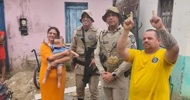 Imagem ilustrativa da imagem Após sequestro na Bahia, bebê recebe alta e volta para casa