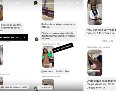 Elisângela divulgou mensagens que recebeu