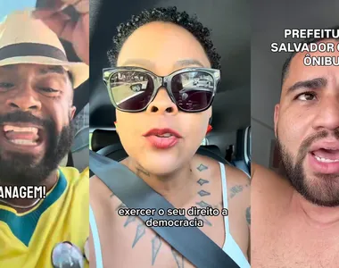 Baco Exu do Blues, Bárbara Carine e Daniel Ferreira usam as redes para denunciar atraso do transporte público