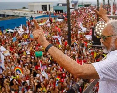Gilberto Gil no Ato pela Democracia em Salvador