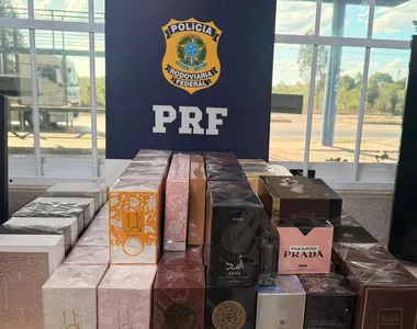 Carga apreendida durante operação da PRF
