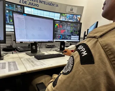Investigado foi flagrado pelo Sistema de Reconhecimento Facial da SSP