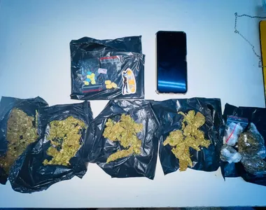 Suspeito de tráfico de drogas foi preso no bairro da Graça, em Salvador, uma das áreas nobres de Salvador