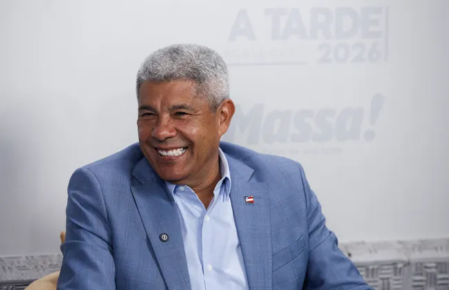 Imagem ilustrativa da imagem AO VIVO: Jerônimo Rodrigues detalha cenário da Bahia no GRUPO A TARDE
