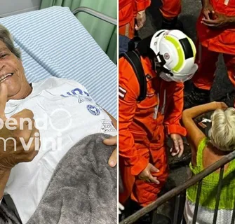 Imagem ilustrativa da imagem Ícone do Carnaval, Dona Carmélia sofre queda no circuito e fratura o fêmur