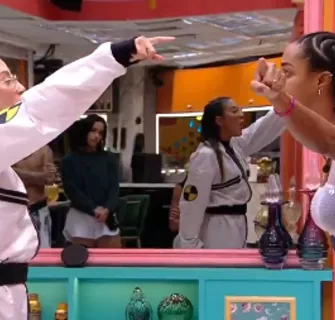 Imagem ilustrativa da imagem Renata retorna ao BBB e tem treta pesada com Aline: "Surucucu voltou!"