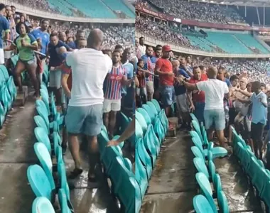 Briga aconteceu durante o triunfo do Bahia sobre o Botafogo