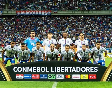 Bahia antes do triunfo diante do Boston River, pela fase preliminar da Copa Libertadores