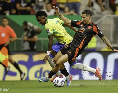 Vini Jr. fez o gol decisivo da Seleção Brasileira