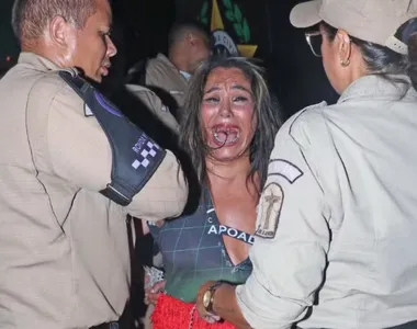 Danielle Buenaga foi presa em flagrante por lesão corporal