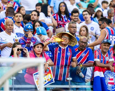 Torcida do Bahia na Casa de Apostas Arena Fonte Nova