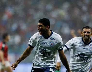 Ex-jogador do São Paulo marcou seu primeiro gol pelo time baiano